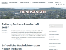 Tablet Screenshot of hundsangen.de